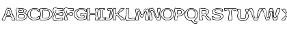 Download Boneribbon Outline Regular Font Uppercase Preview