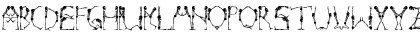 Download Boneyard Regular Font Uppercase Preview