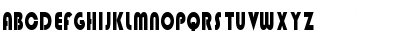 Download BongoBlackCondensed Regular Font Uppercase Preview