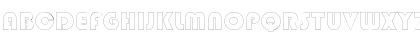 Download BongoBlackOutline Regular Font Uppercase Preview