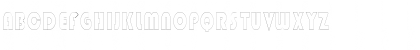 Download BongoBlackOutlineCondensed Regular Font Uppercase Preview