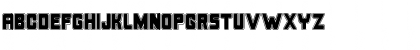 Download Bonk College Regular Font Uppercase Preview