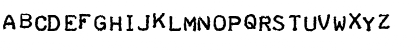 Download Teleprinter Bold Italic Font Uppercase Preview