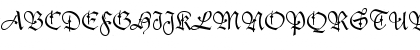 Download Tudor Script SSi Regular Font Uppercase Preview