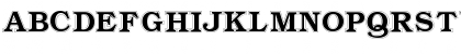 Download Bookman Contour Regular Font Uppercase Preview