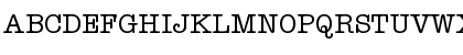 Download Typist normal Font Uppercase Preview
