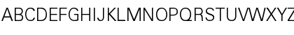 Download Univers-Light-Normal Regular Font Uppercase Preview
