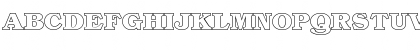Download Bookman Outline Regular Font Uppercase Preview