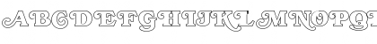 Download Bookman Outline Swash Regular Font Uppercase Preview