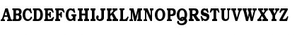 Download BookmanDemiCondensed Regular Font Uppercase Preview