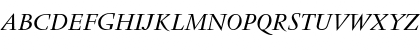 Download VendomeT Italic Font
