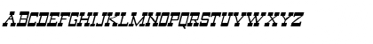 Download WildWest-Normal Italic Regular Font Uppercase Preview