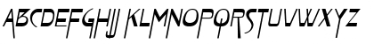 Download Zyme Oblique Font Uppercase Preview