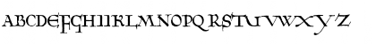 Download 10th Century Bookhand WF Regular Font Uppercase Preview