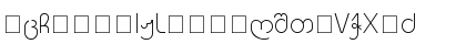 Download Bordeaux Georgian Regular Font Uppercase Preview