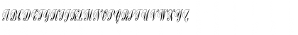 Download BordeauxScrD Regular Font Uppercase Preview