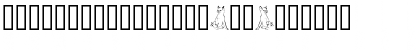 Download Border Cats Regular Font Uppercase Preview