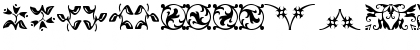 Download Borderbats-Fleur Regular Font Uppercase Preview