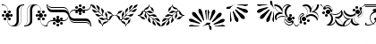 Download Borderbats-Fleur2 Regular Font Uppercase Preview
