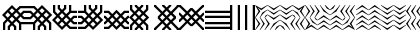 Download Borderbats-Filligree Regular Font Uppercase Preview