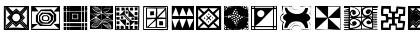Download African Ornaments Regular Font Uppercase Preview