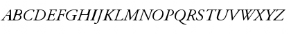 Download Adobe Garamond Italic Font Uppercase Preview