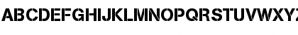 Download AG Book Stencil Font Uppercase Preview