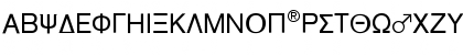 Download AG Greek + Math Pi BQ Regular Font Uppercase Preview