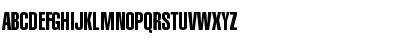 Download AGLettericaExtraCompressedC Regular Font Uppercase Preview