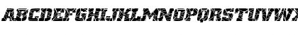 Download Borghs Cracked-Extended Italic Font Uppercase Preview