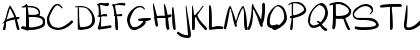 Download Boring Showers Regular Font Uppercase Preview