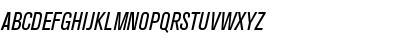 Download Akzidenz-Grotesk BQ Condensed Italic Font Uppercase Preview