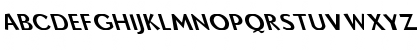 Download Borzoi Bold Lefty Regular Font Uppercase Preview