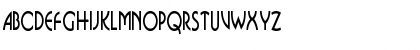 Download BosniaThin Normal Font Uppercase Preview