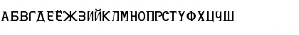 Download Alquito CCCP Font Uppercase Preview
