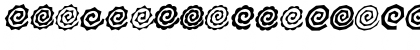 Download Altemus SpiralsBoldItalic Font Uppercase Preview