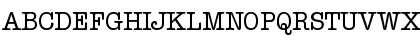 Download American Typewriter BQ Regular Font Uppercase Preview