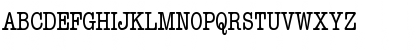 Download AmericanTypewriterCondensedBQ Regular Font Uppercase Preview