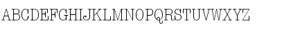 Download ITC American Typewriter LT Light Condensed Font Uppercase Preview