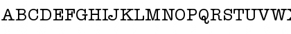 Download ITC American Typewriter LT Medium Font Uppercase Preview
