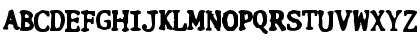 Download Botched Vasectomy Regular Font Uppercase Preview