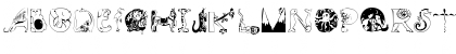 Download Animal Initials Regular Font Uppercase Preview