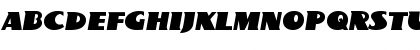 Download BottleKaps SC ExpItalic Regular Font Uppercase Preview