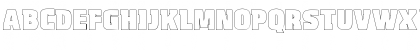 Download Aquarius Outline Font Uppercase Preview