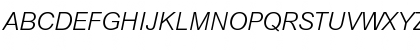 Download Arial MT Std Light Italic Font Uppercase Preview