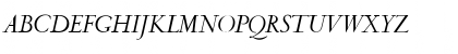 Download ArmandItalic Regular Font Uppercase Preview