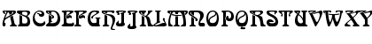 Download Arnold Boecklin Regular Font Uppercase Preview