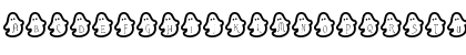 Download Bouh bouh Regular Font Uppercase Preview