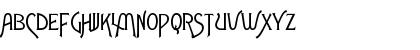 Download ArtGothic-Normal Regular Font Uppercase Preview