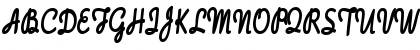 Download BoundForGlory Regular Font Uppercase Preview